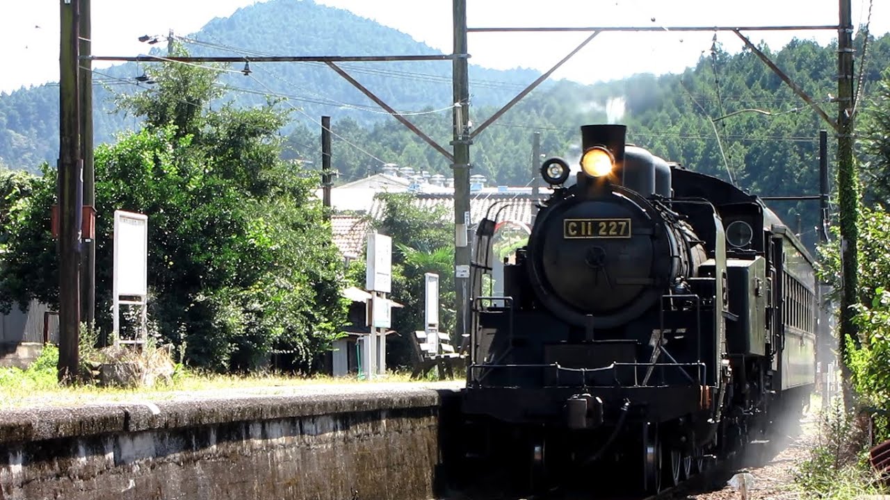 大井川鐵道　地名　C11227　SL急行「かわね路」