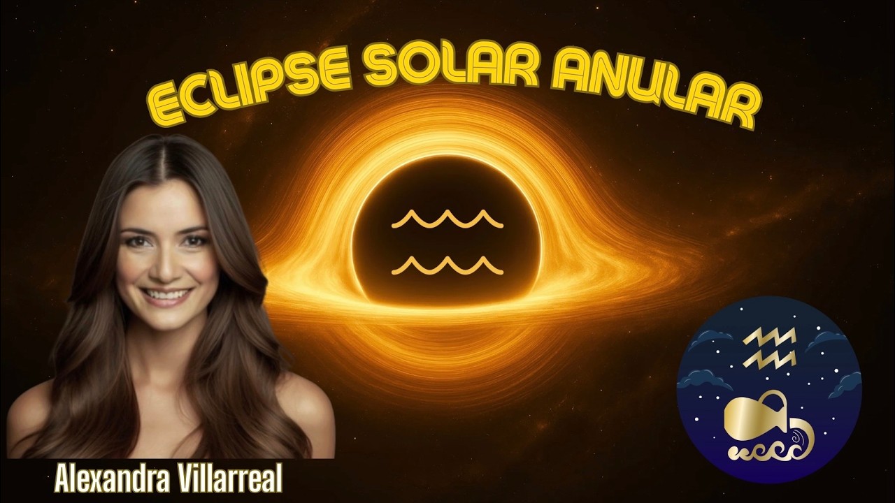 ECLIPSE SOLAR ANULAR 🌘 #astrologia #eclipse #eclipsesolar #acuario #identidad