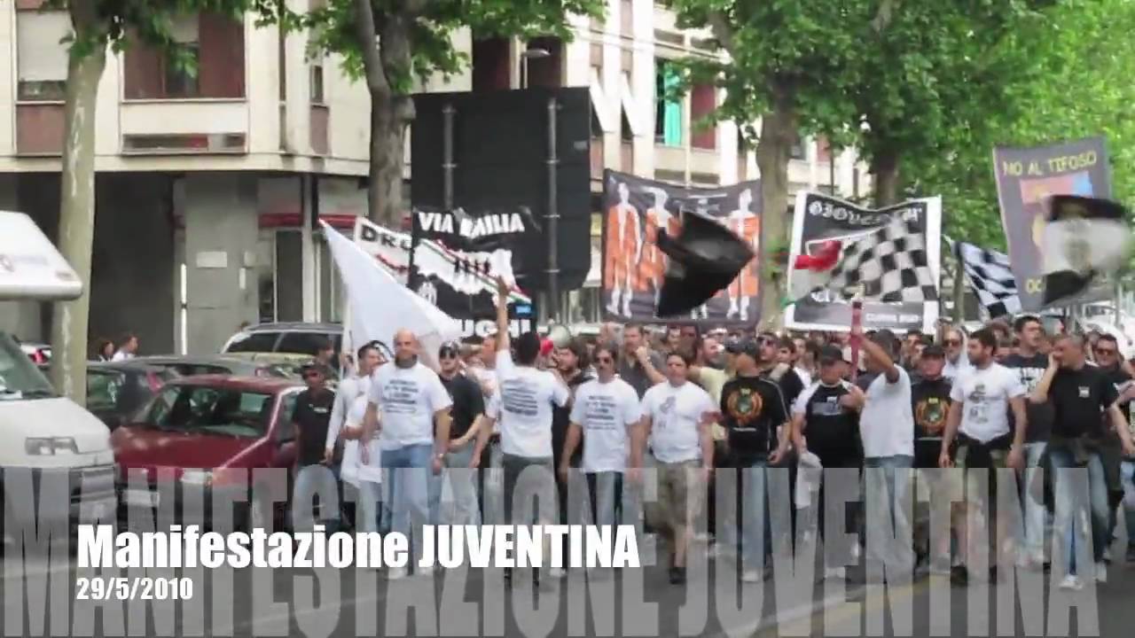 Manifestazione juventina In Memoria delle 39 VITTIME  dell'HEYSEL 29/05/2010
