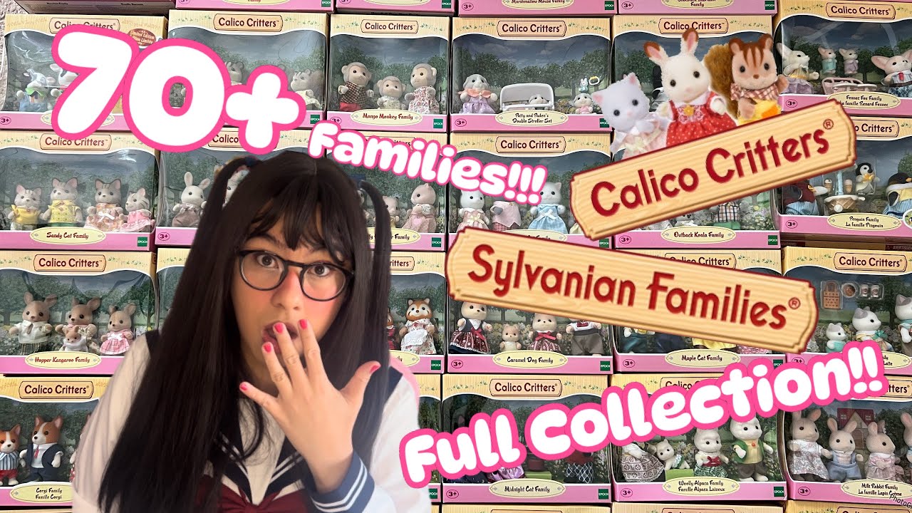 My FULL Sylvanian Families COLLECTION!! | All the Calico Critters Family sets that I own 2024