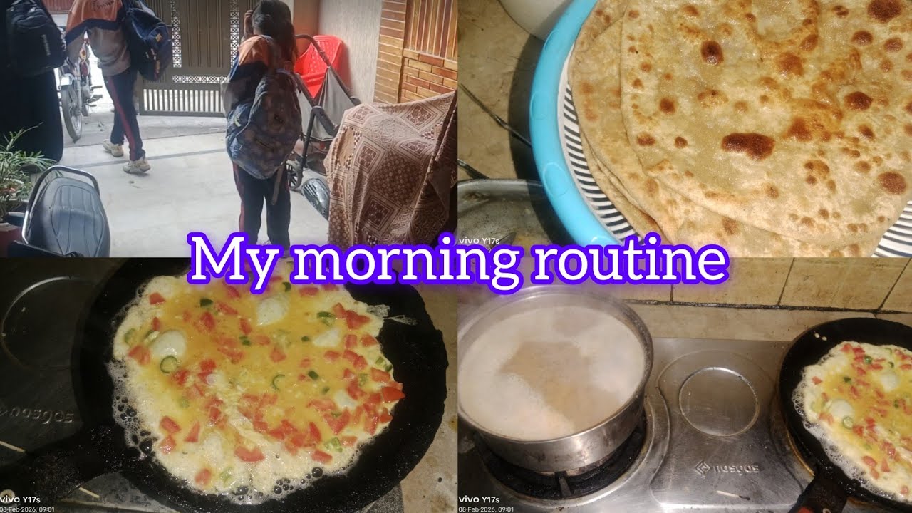My morning routine(No rush,No stress)