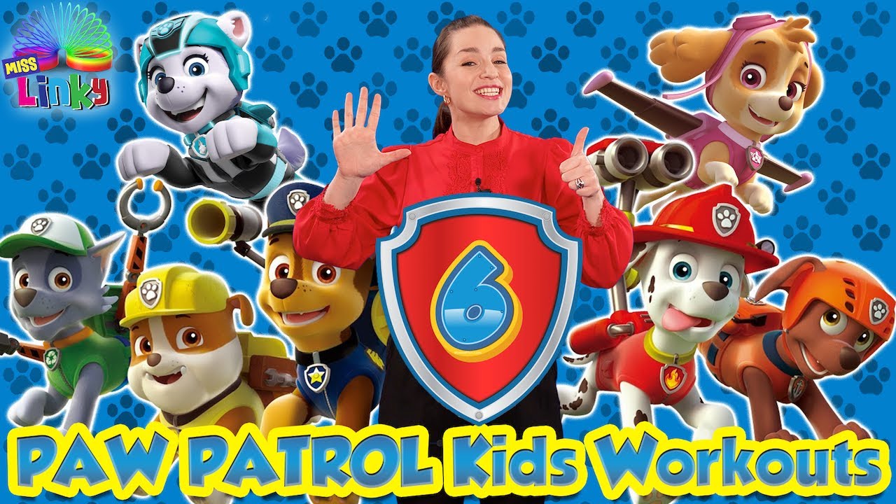 Paw Patrol Exercise Adventure | Indoor Workout Video for Children | Adventure Run