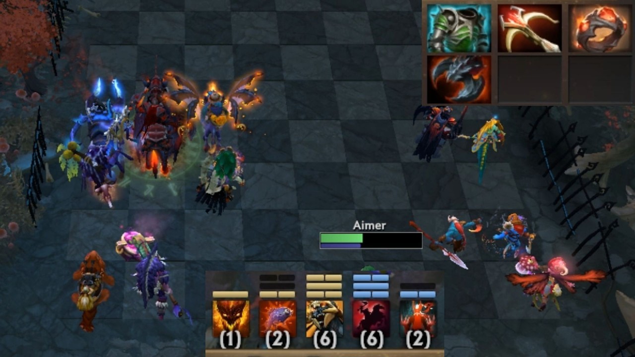 luna troll but ck is the carry - Dota Auto Chess DAC