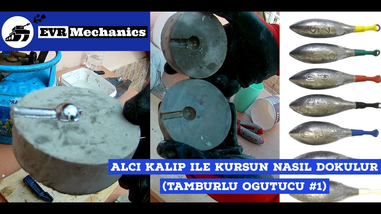 Alçıdan kalıp yapımı ve Kurşun dökümü (Tamburlu Öğütücü #1)