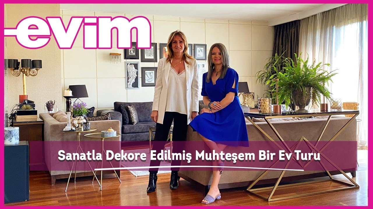 Sanatla Dekore Edilmiş Muhteşem Bir Ev Turu | Evim ile Ev Turu