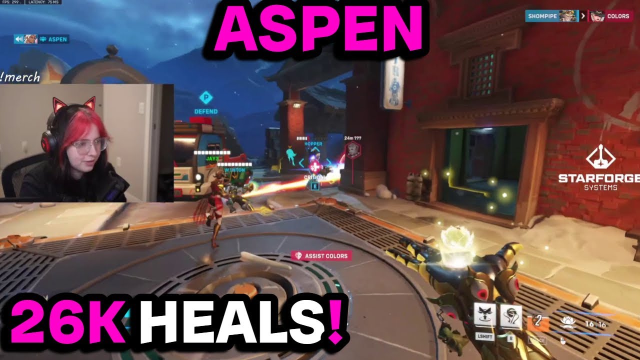 26K HEALS! ASPEN TOP 500 SUPPORT GAMEPLAY OVERWATCH 2 SEASON 11