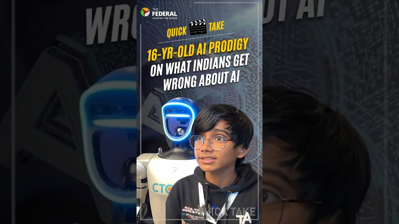 QuickTake | 16-year-old entrepreneur Raul John Aju explains what Indians get wrong about AI!
