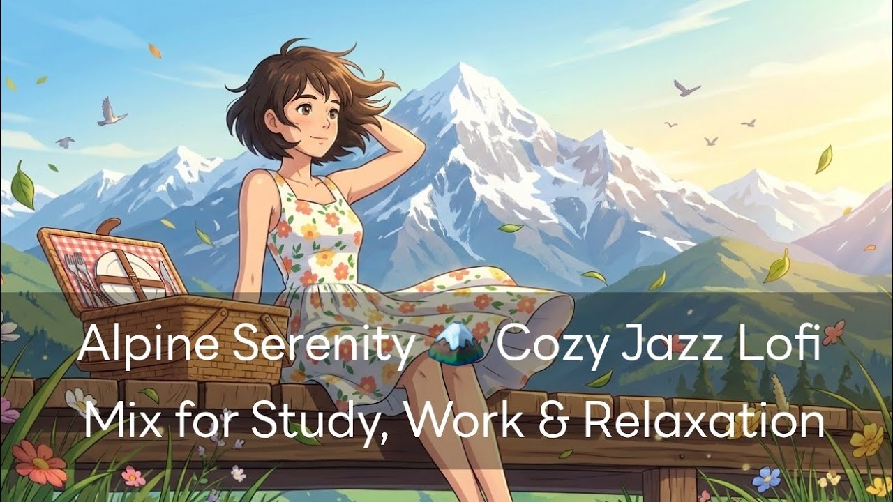 Alpine Serenity 🏔️ Cozy Jazz Lofi Mix for Study, Work & Relaxation