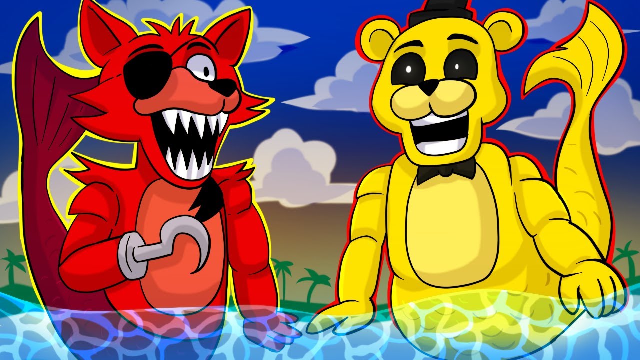 Animatronics Become Mermaids! Minecraft FNAF Roleplay