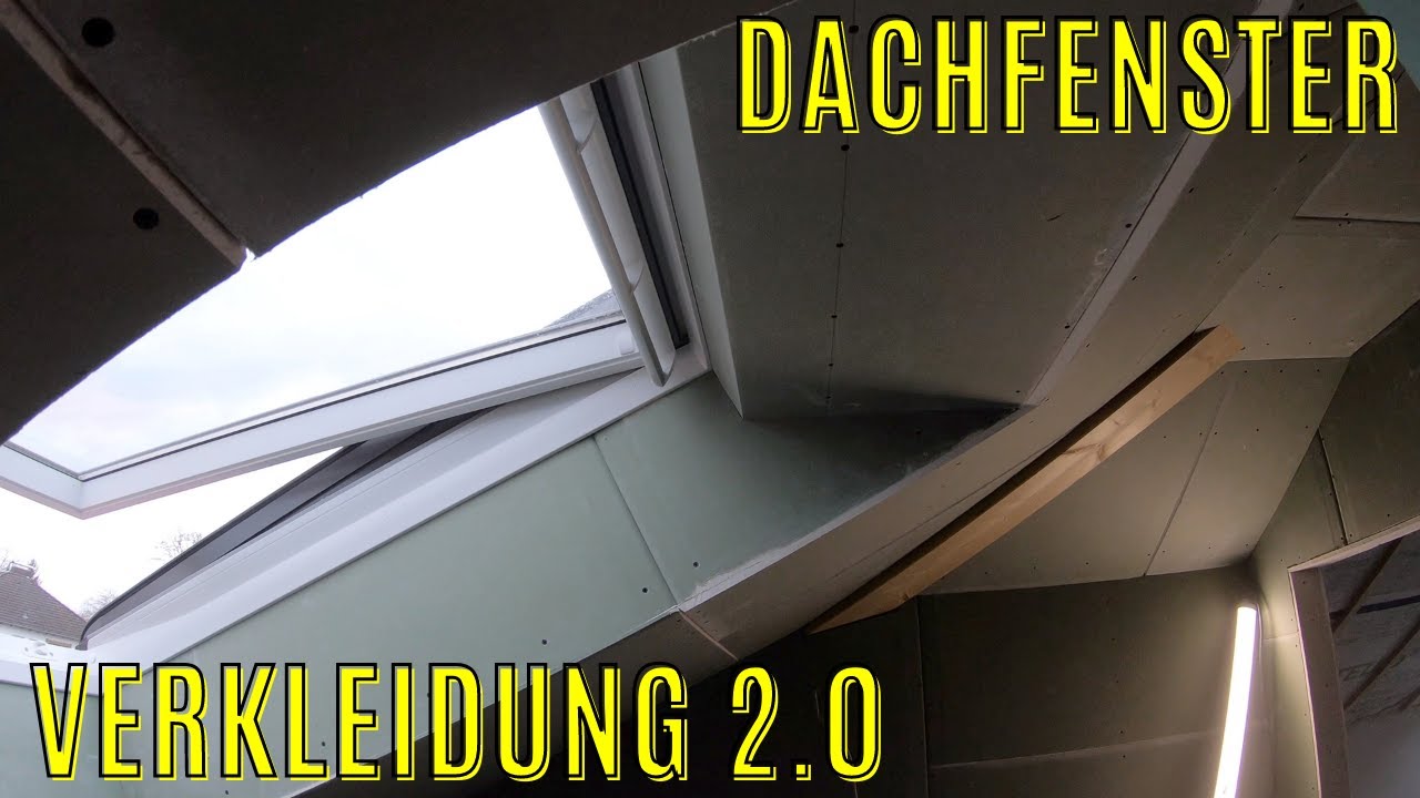 Upgrade Dachflächenfenster Verkleidung 2.0 Herstellung mit der Oberfräse Drywall hack Velux DIY