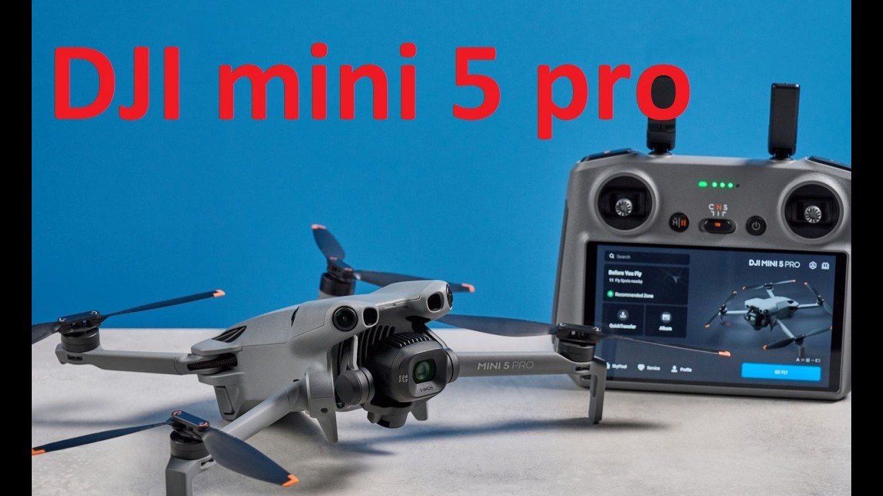 Обзор квадрокоптера (дрона) DJI mini 5 Pro