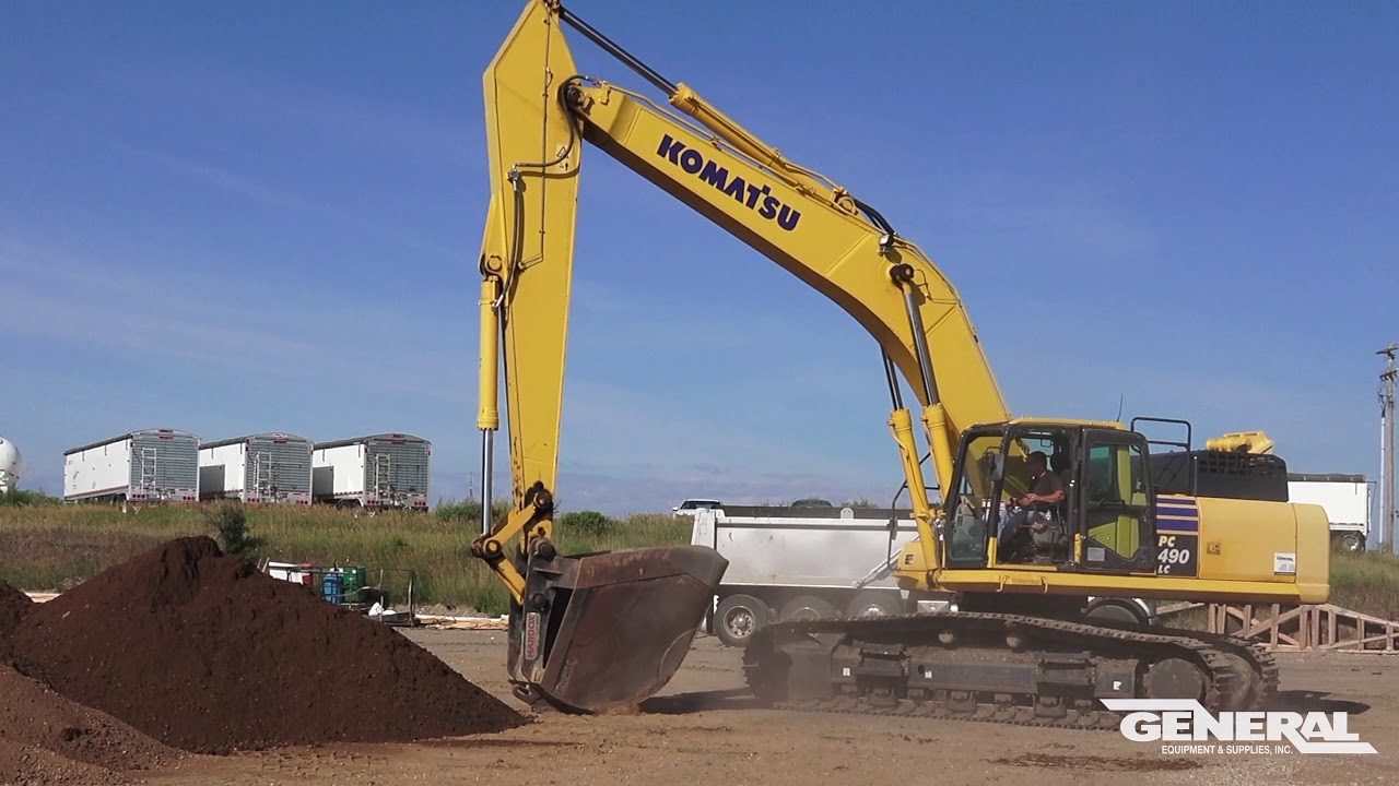 General Equipment & Supplies - East & West Excavating LLC - Komatsu PC490LC Excavator