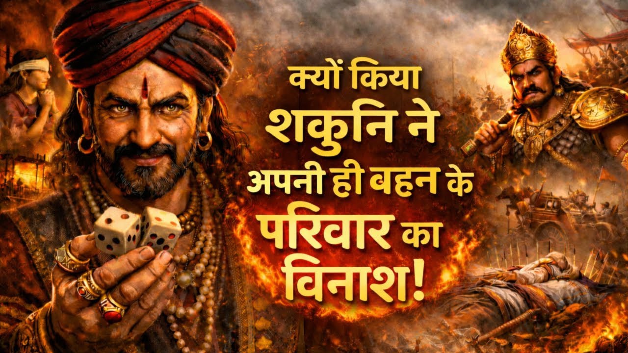 क्यों किया शकुनि ने अपनी ही बहन के परिवार का विनाश ! महाभारत का सबसे दर्दनाक सत्य |