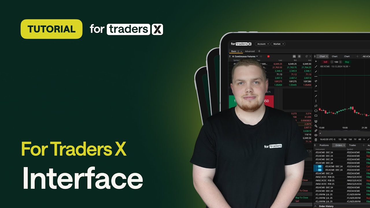 How to navigate For Traders X platform? | Tutorial #1