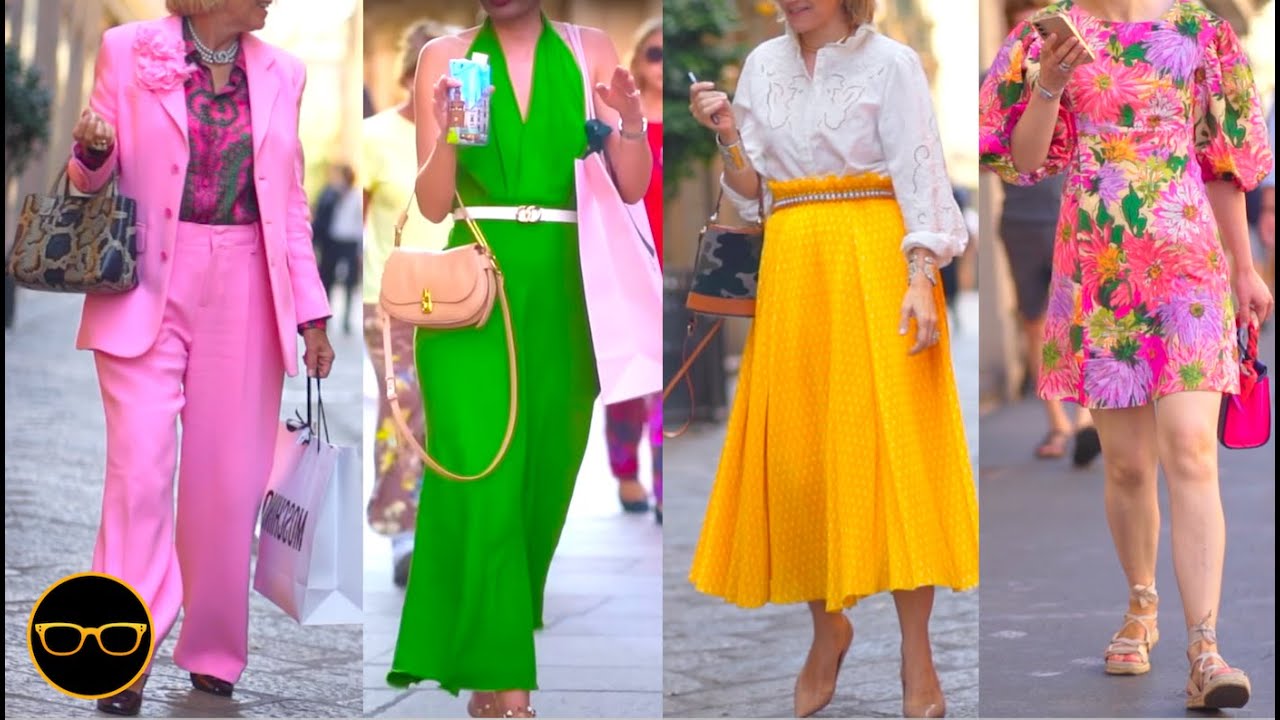 Italian Dress for Summer Style - Street Fashion from Milan