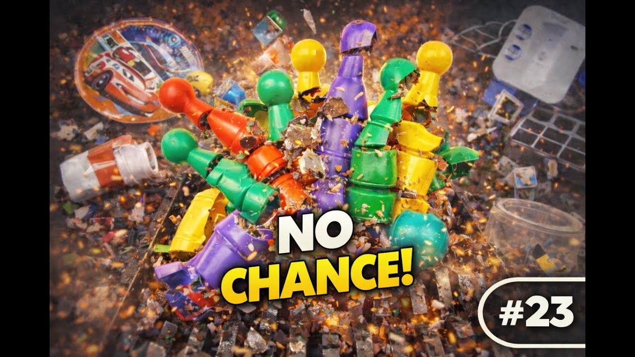 Bowling Pins vs Shredder! TOTAL DESTRUCTION! #23