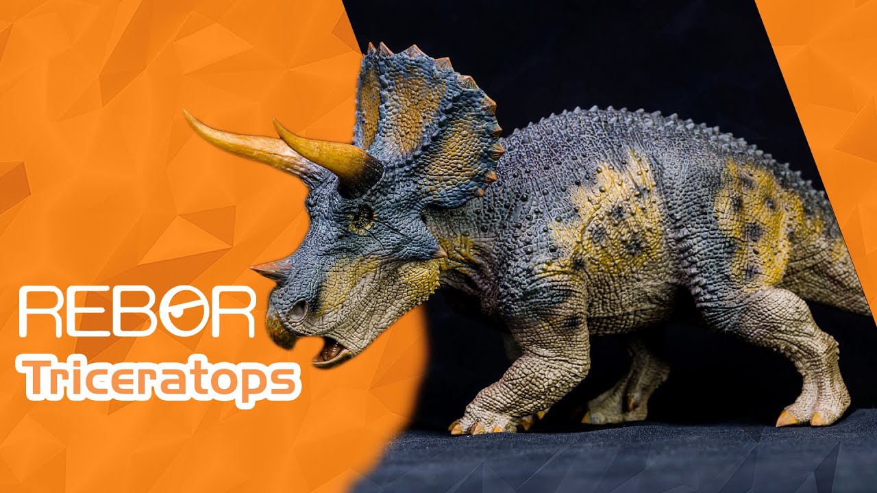 Rebor Triceratops (trident king) - Jurassic Brazil Collection