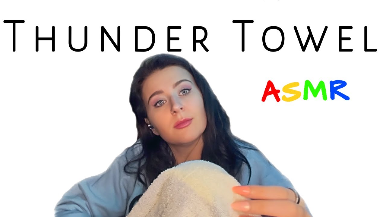 “Thunder Towel” ASMR Trigger | Thunderstorm Sounds (swug_asmr)