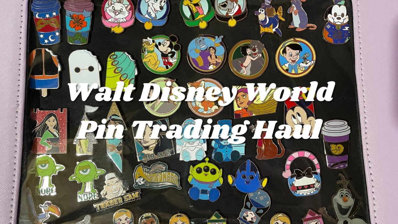 Walt Disney World Pin Trading Haul | Magically Katelyn