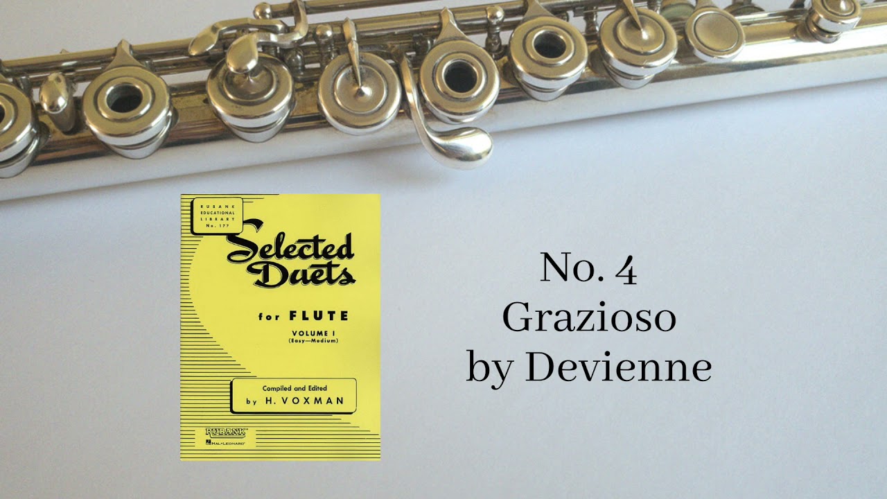 Selected Duets for Flute Vol. 1 No. 4 by Devienne [Voxman]