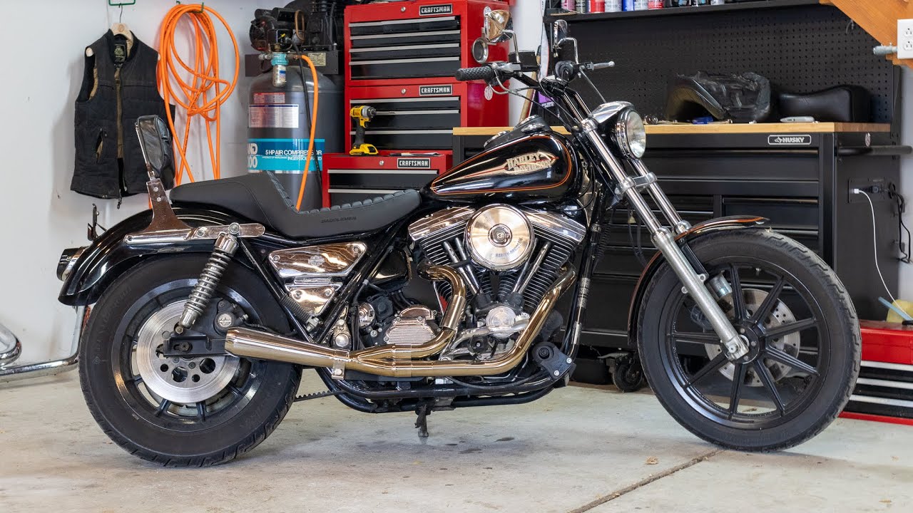 Harley Davidson Seat Install – FXR Saddlemen Step Up