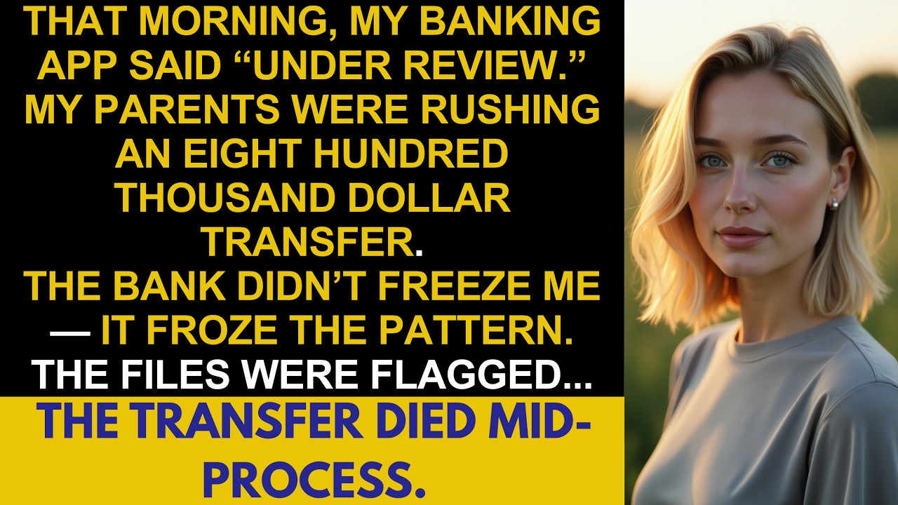 My Banking App Said “UNDER REVIEW” — My Parents Rushed the Transfer, and the System Spoke First…