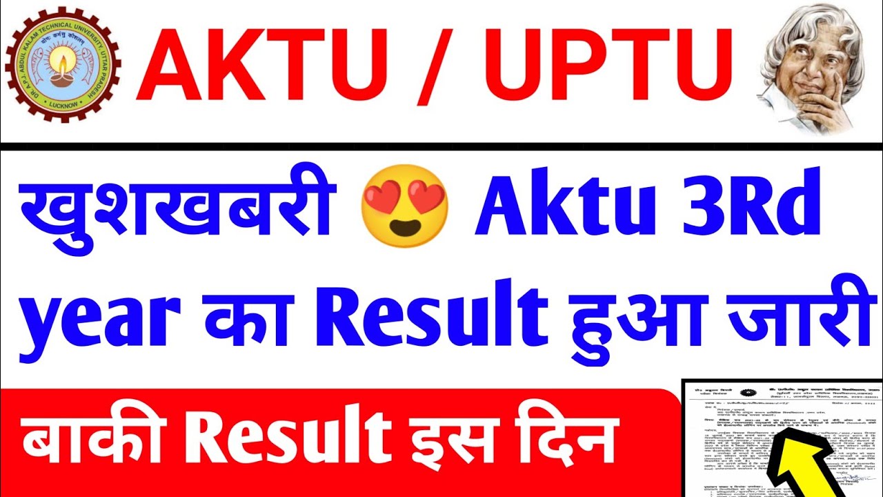 खुशखबरी 😍 Aktu result 2022 even sem / aktu result 2022 / aktu news today/ aktu latest news / AKTU