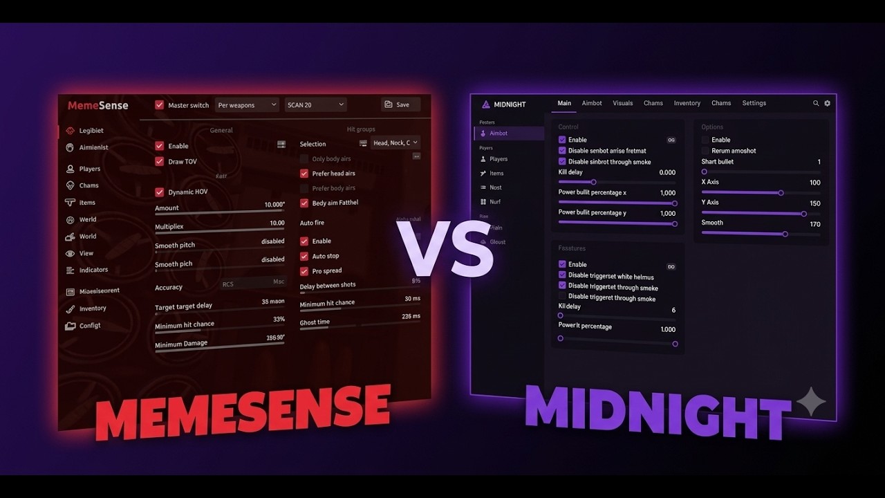 #cs2 MemeSense VS Midnight Highlights | ft.memesense