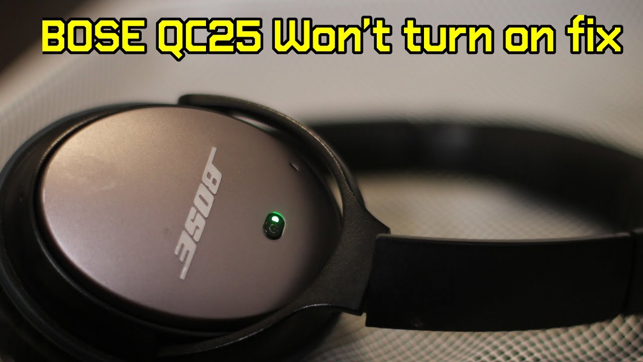 QC 25 wont turn on | battery compartment repair