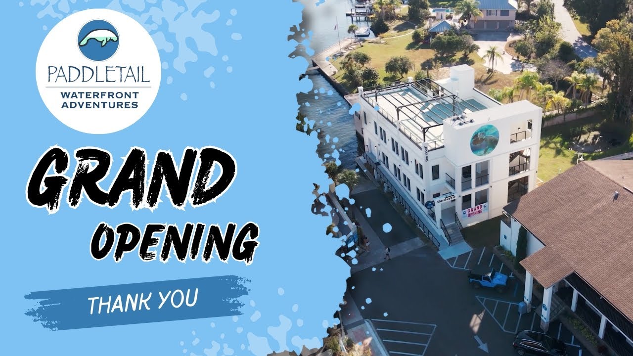 The Grand Opening Of Our New Building! | Paddletail Waterfront Adventures