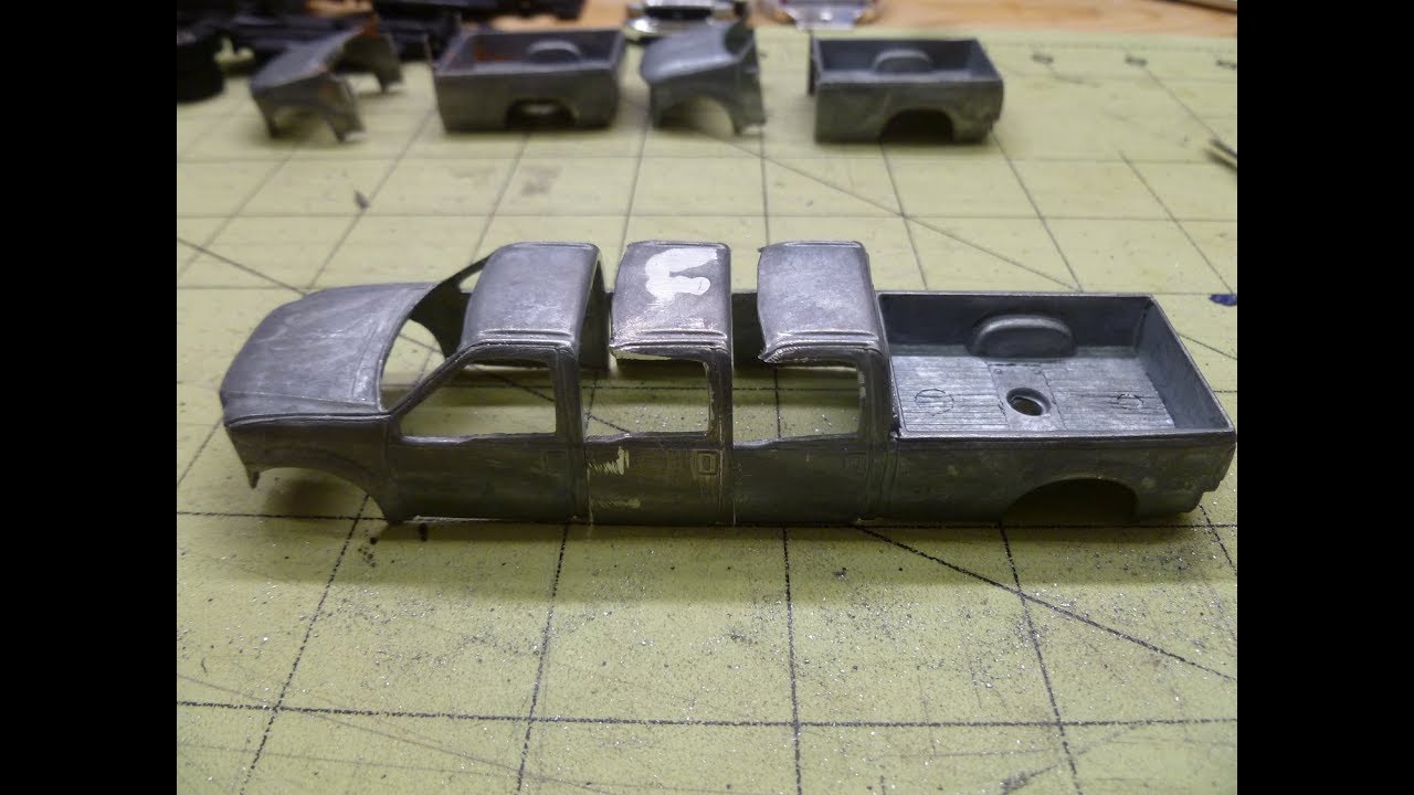 1:64 scale custom Ford 6 door diesel pickup truck (old project )