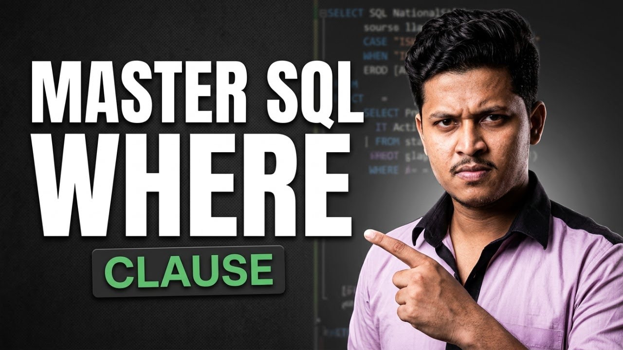 Master SQL Queries with The WHERE Clause