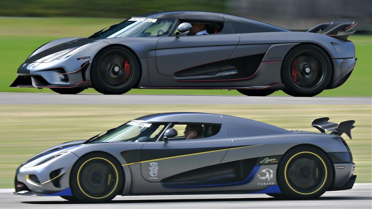 Koenigsegg Regera vs. Koenigsegg Agera 🇸🇪 | Drag Race Comparison, Launch Control & Exhaust Sounds!