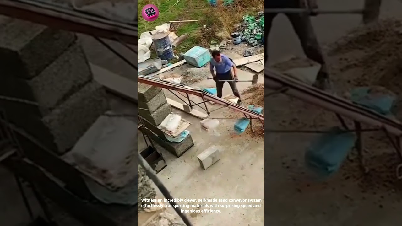 DIY Sand Conveyor MAGIC! ✨🤯 Pure Genius Innovation! 
