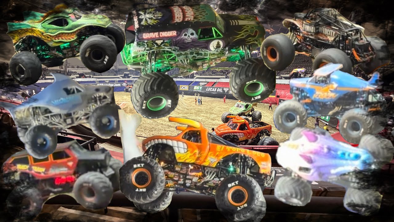 MONSTER JAM-2026 WITH-(EL TORO LOCO AND GRAVE DIGGER)