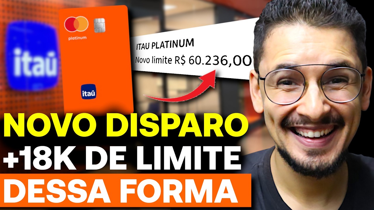 Itaú Disparou Meu Limite em 30 Dias… Fiz Isso e Funcionou [AGORA 60K DE LIMITE]