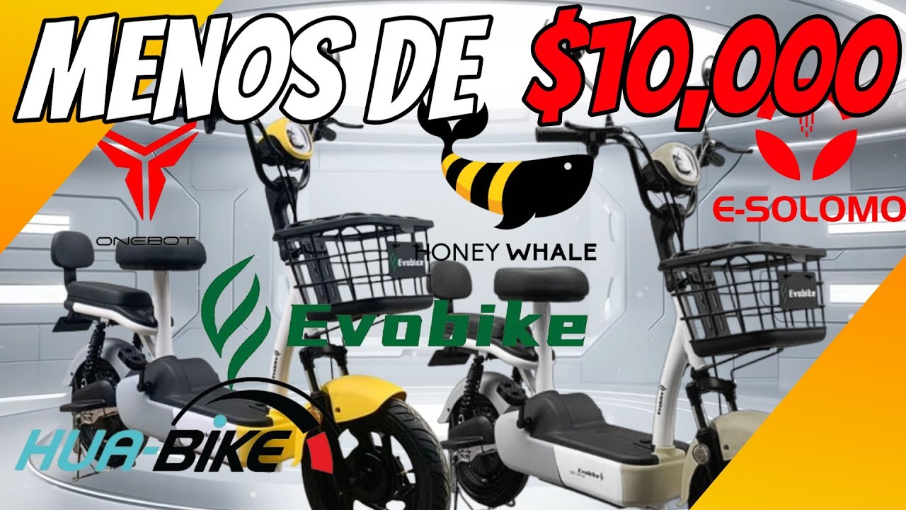 &iexcl;Incre&iacute;bles bicicletas El&eacute;ctricas de las mejores marcas por menos de Diez mil pesos! ⚡🛵⚡