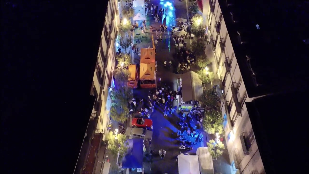 Piedimonte Matese - Notte bianca dello sport 04.07.2023 video aereo1