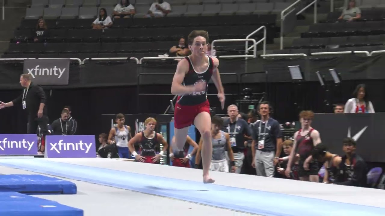 Felipe Junqueira  - Vault -  2023 Xfinity U.S.  Championships  - Junior Men Day 2