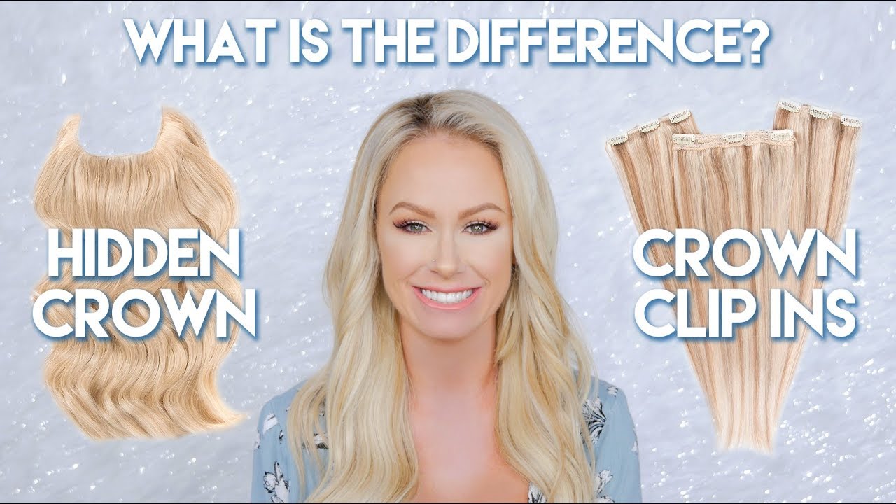 The Difference between Crown Clip Ins and The Crown Extension - Hidden Crown