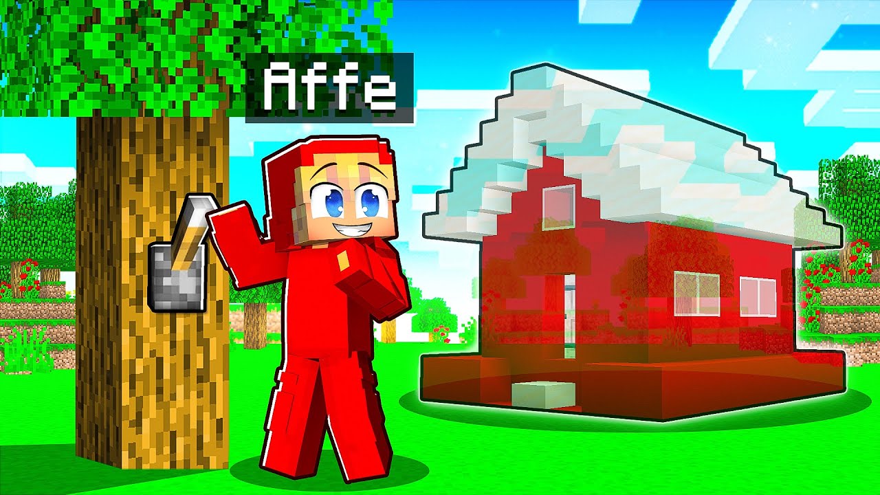 Jag Hittade Affes HEMLIGA Minecraft Hus!