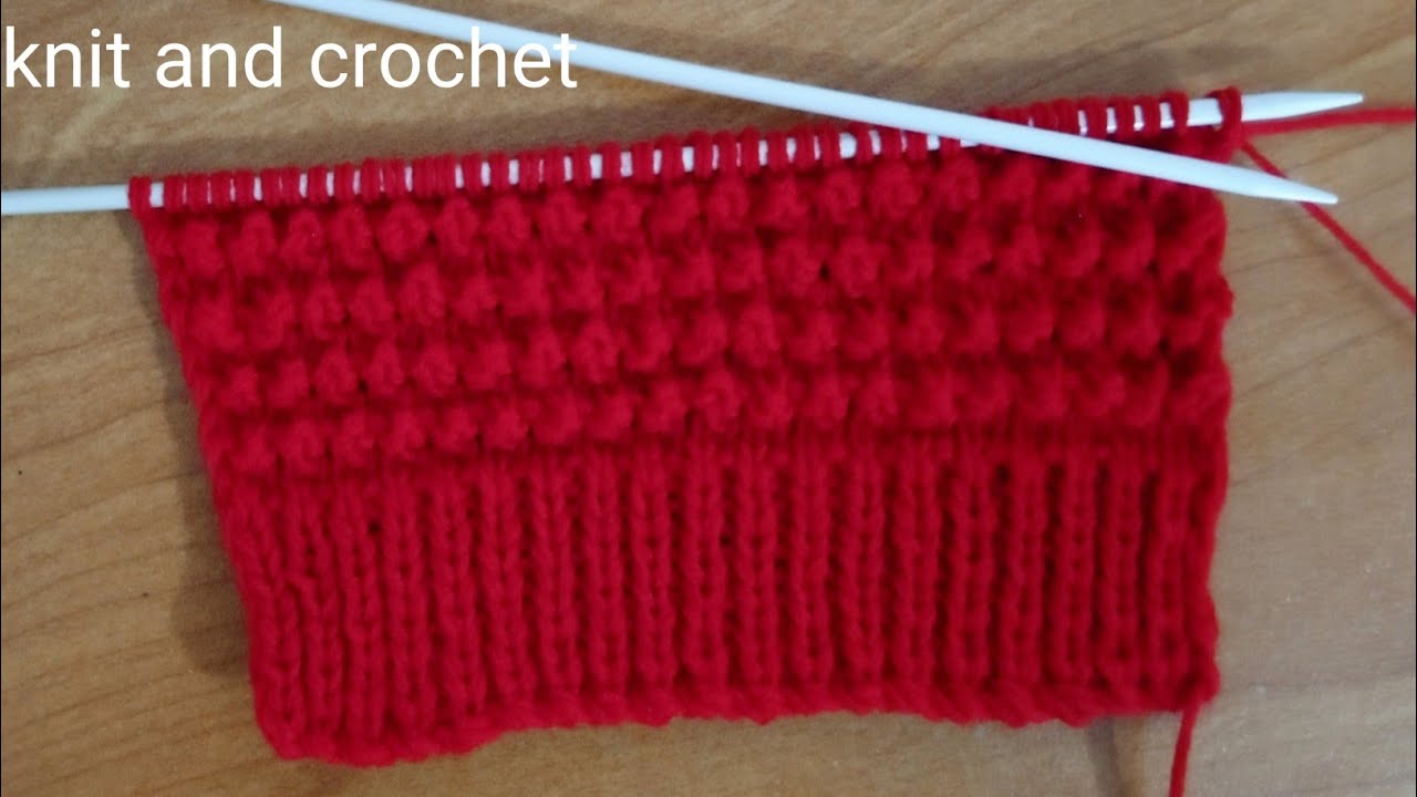4 rows easy knitting pattern|knitting student