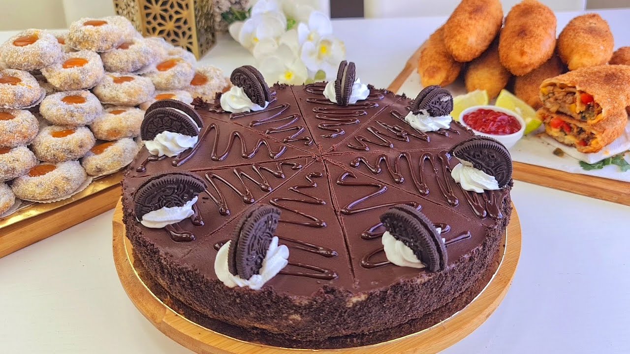 مكاين غير الساهل👌مائدة كوتي سريعة فطائر في المقلاة للعشاء👌حلوة محبوبة الملايين بلا زبدة🎂كيك بلا فرن