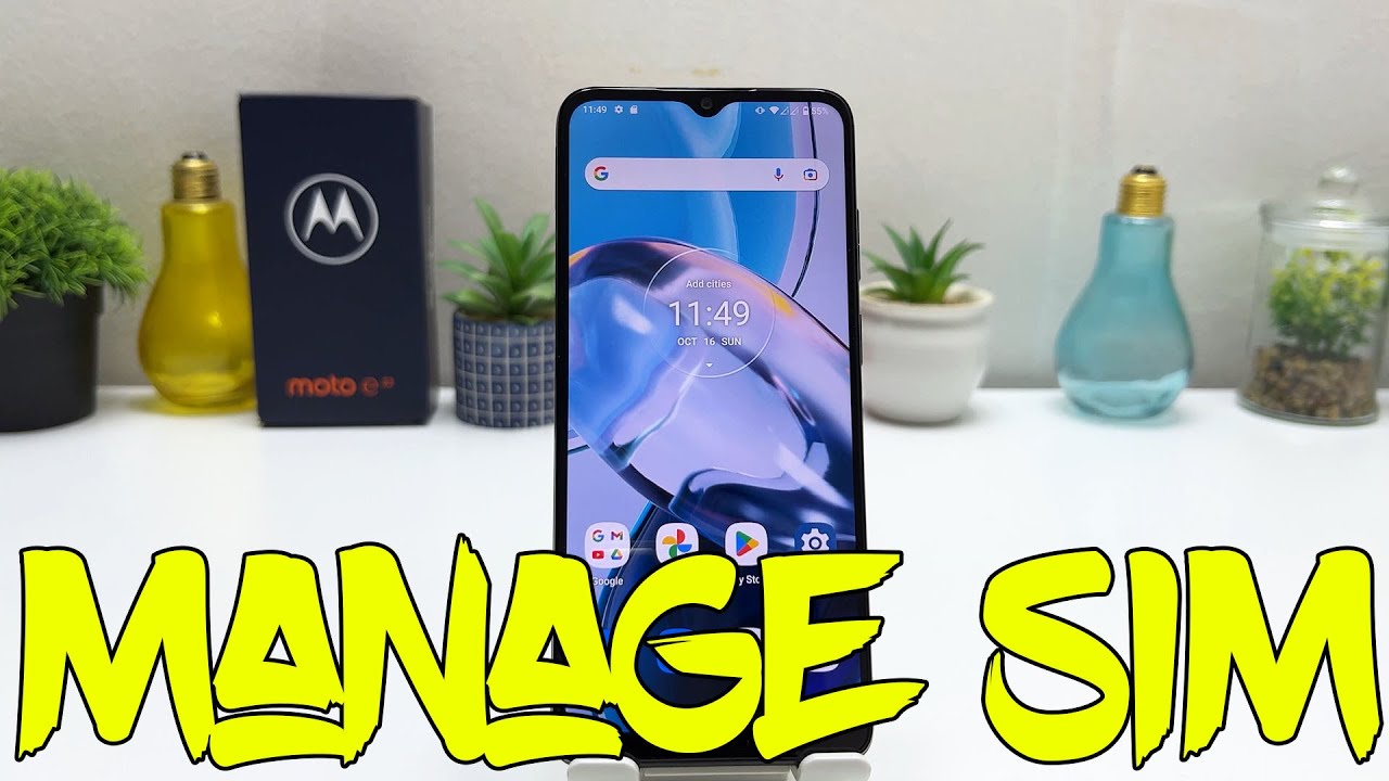 How to Manage Dual Sim Cards on Motorola Moto E22