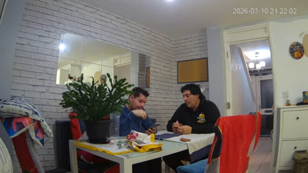 🔴 24/7 LIVE: Italian Couple in London - Real Life [DINING ROOM 🍽️] - MiGIPepeVibes - Cam 2