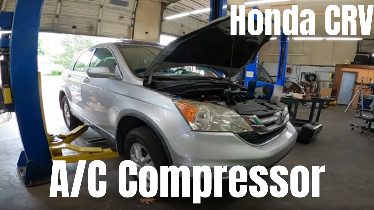 Снятие компрессора кондиционера Honda CRV