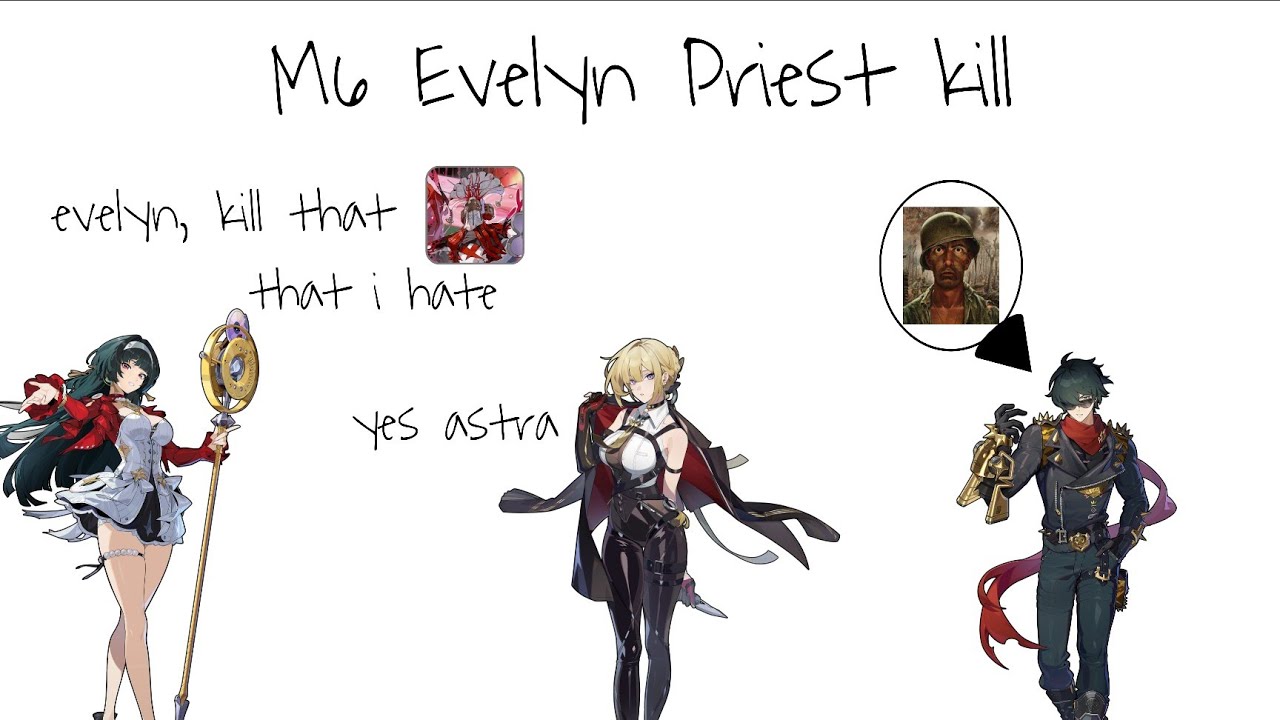 im still mad about the buffs | M6 Evelyn vs Priest Kill!