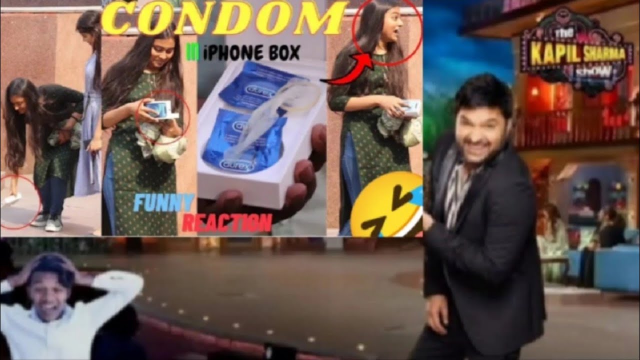 Condom in iPhone Box 🎁 Twist prank || Condom Prank 🤣 Kapil Sharma show 🤣 Funny Reaction.