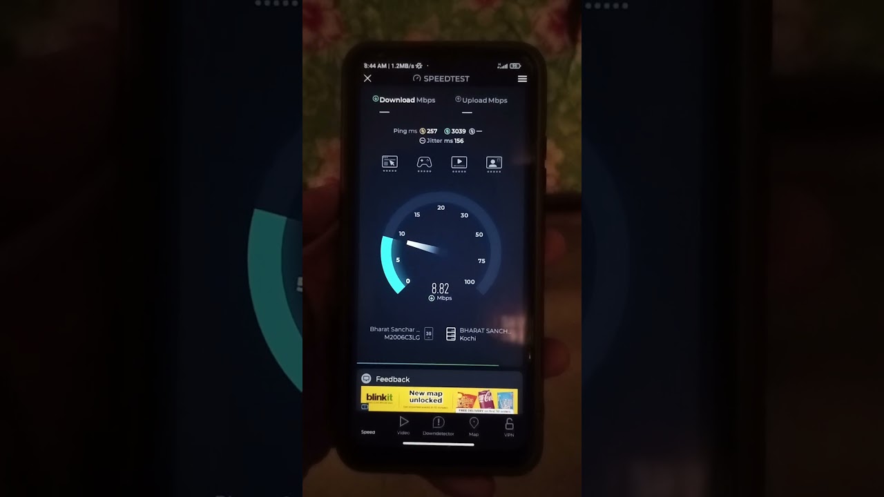 BSNL 3G SPEED TEST #bsnl #speedtest #3G #4g