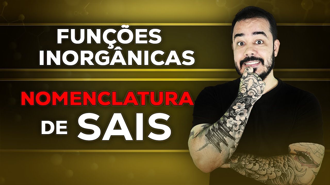Funções Inorgânicas: Nomenclatura de Sais - Regras com Passo a Passo | Química ENEM e Vestibulares